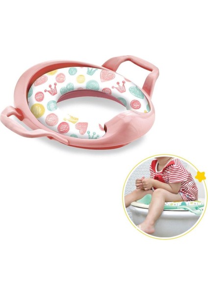 Mega Klozet Adaptörü 064 Soft Pembe