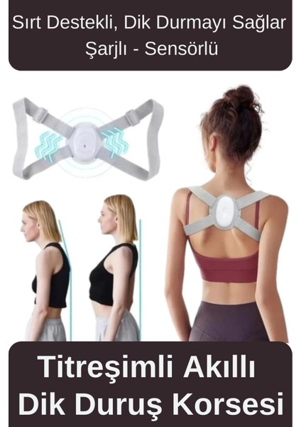 Titreşimli Akıllı Duruş Desteği ile Rahat ve Güçlü Sırt Korsesi