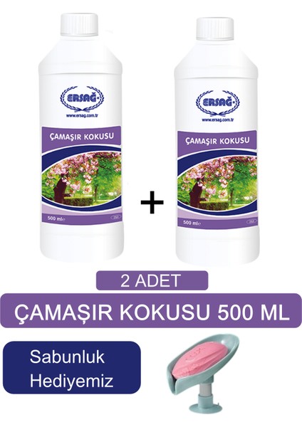 Çamaşır Kokusu (2 Adet) 500 ml + ( Sabunluk Hediyemiz ) 253- 113