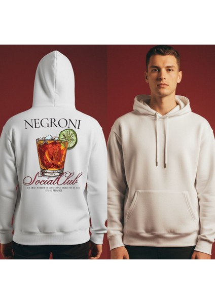 Kapşonlu 3 Iplik Kokteyl Oversize Sweatshirt - Unisex Rahat Kalıp, Sokak Modası, Günlük Stil