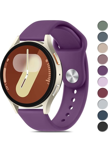 Samsung Galaxy Watch 4/5/6/7/fe/40/44 Classic 42/43/46/47MM Uyumlu 20MM Soft Silikon Kordon
