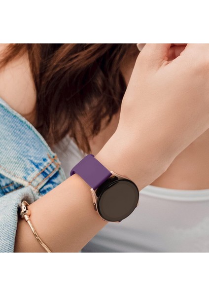 Samsung Galaxy Watch 4/5/6/7/fe/40/44 Classic 42/43/46/47MM Uyumlu 20MM Soft Silikon Kordon indirimleri