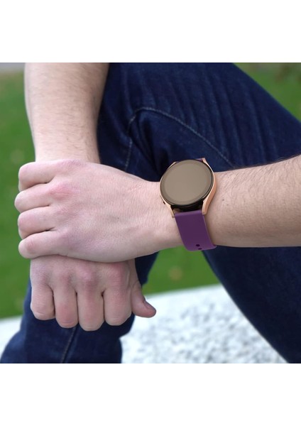 Samsung Galaxy Watch 4/5/6/7/fe/40/44 Classic 42/43/46/47MM Uyumlu 20MM Soft Silikon Kordon