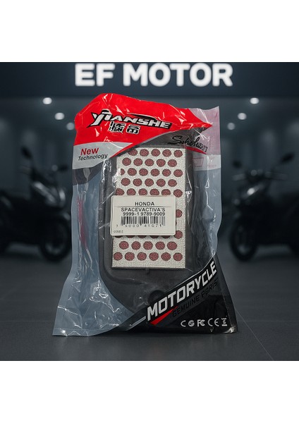 Yıanshe Honda Space & Activa Uyumlu Motosiklet Hava Filtresi