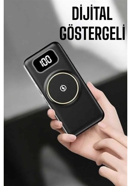 Powerbank Taşınabilir 10.000 Mah Hızlı Şarj Dijital Göstergeli indirimleri