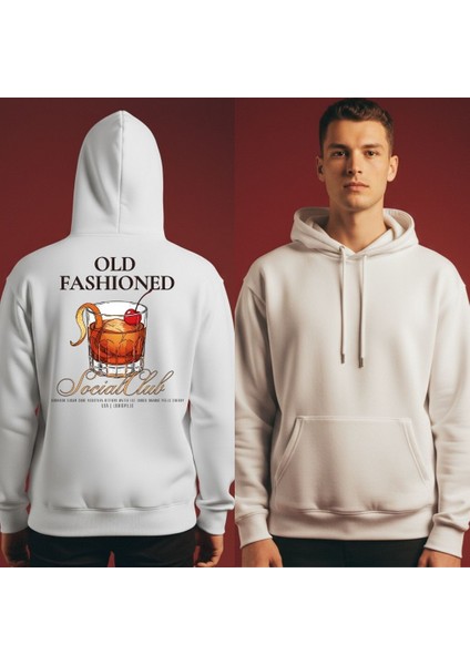 Kapşonlu 3 Iplik Kokteyl Oversize Sweatshirt - Unisex Rahat Kalıp, Sokak Modası, Günlük Stil