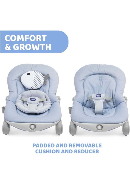 Chicco Balloon Bouncer Ev Tipi Titreşimli Ana Kucağı - Mavi