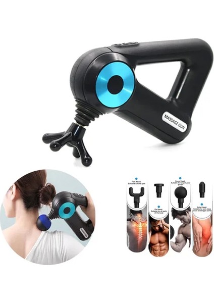 12 Başlıklı Profesyonel Masaj Tabancası Çok Fonksiyonlu (5224) fiyatları