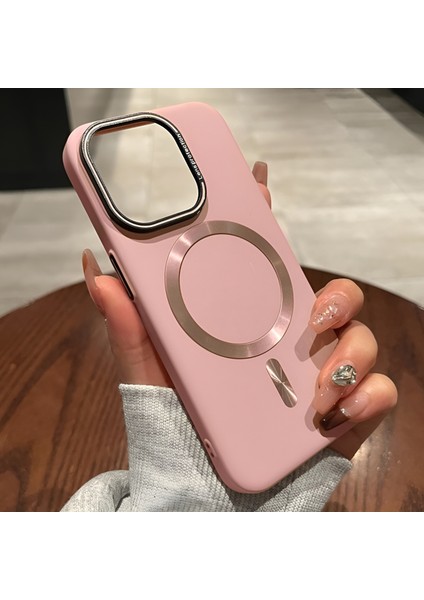 Iphone 15 Plus Uyumlu Lens Koruma Hediyeli Mat Magsafe Özellikli Kılıf