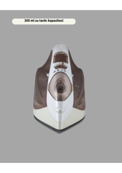 Buharlı Ütü 2200W Kireç Önleyici Self Clean Damlatmaz Kahverengi modelleri