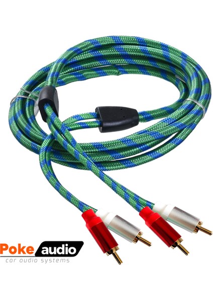 Anfi Kablosu 2rca 2rca 5mt 1.kalite Poke PK-6787