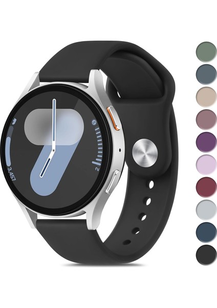 Samsung Galaxy Watch 4/5/6/7/fe/40/44 Classic 42/43/46/47MM Uyumlu 20MM Soft Silikon Kordon
