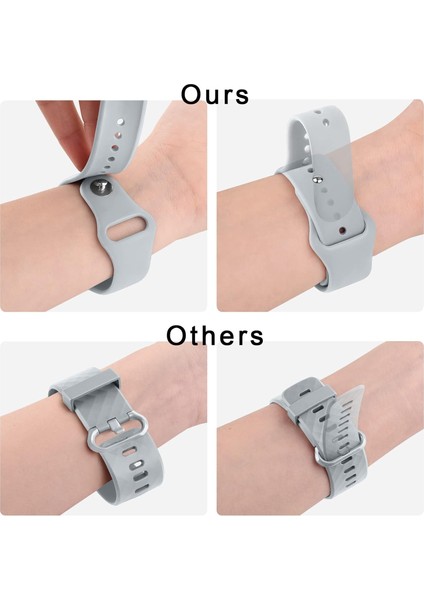 Samsung Galaxy Watch 4/5/6/7/fe/40/44 Classic 42/43/46/47MM Uyumlu 20MM Soft Silikon Kordon fırsatları