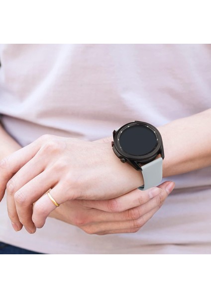 Samsung Galaxy Watch 4/5/6/7/fe/40/44 Classic 42/43/46/47MM Uyumlu 20MM Soft Silikon Kordon