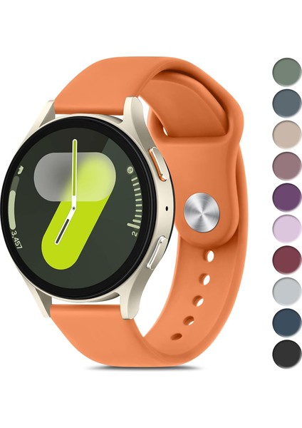 Samsung Galaxy Watch 4/5/6/7/fe/40/44 Classic 42/43/46/47MM Uyumlu 20MM Soft Silikon Kordon