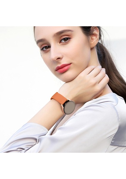 Samsung Galaxy Watch 4/5/6/7/fe/40/44 Classic 42/43/46/47MM Uyumlu 20MM Soft Silikon Kordon