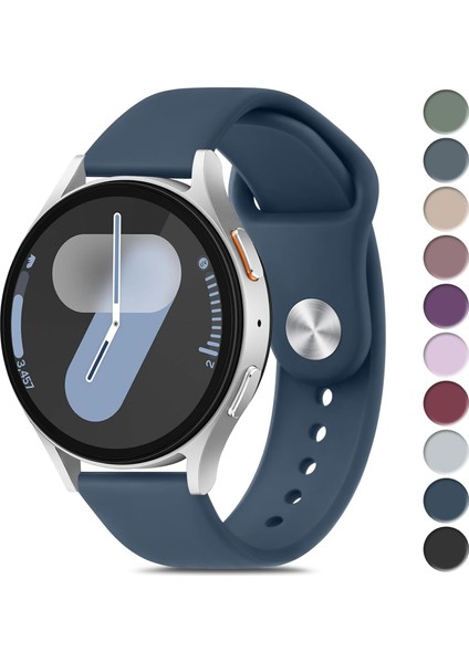 Samsung Galaxy Watch 4/5/6/7/fe/40/44 Classic 42/43/46/47MM Uyumlu 20MM Soft Silikon Kordon