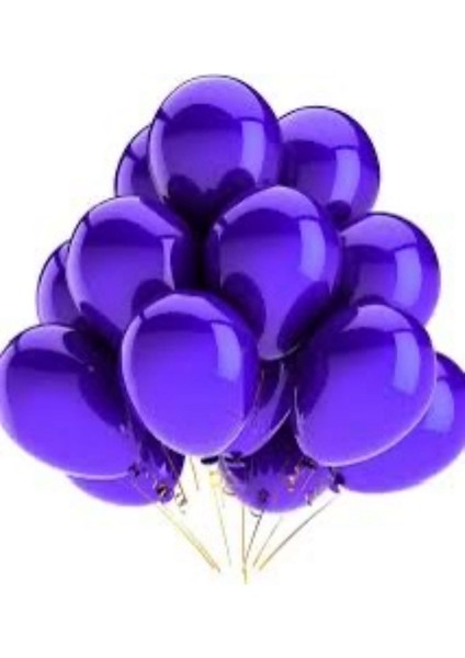 Mor Metalik Balon