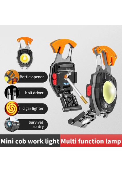 LED Şarj Edilebilir El Feneri Çok Amaçlı Alet Anahtarlık (5224) indirimleri