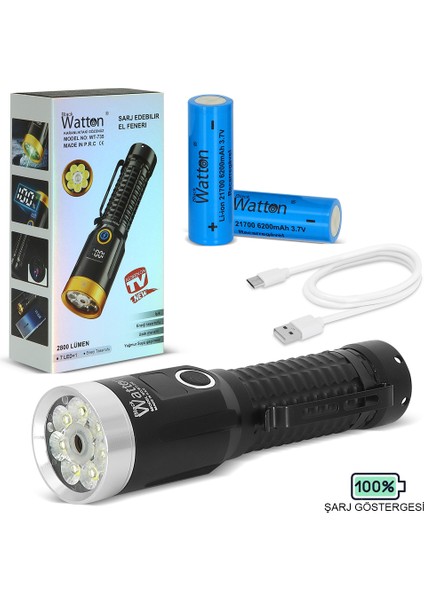 2800 Lümen Özel Seri Yeşil Lazer Özellikli Mıknatıslı WT-735