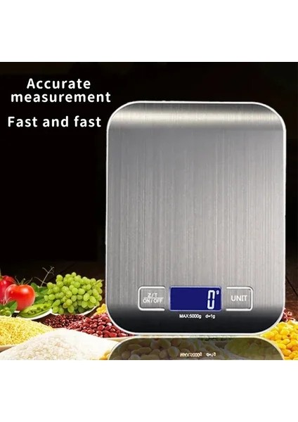 Metal Dijital Mutfak Terazisi Hassas Tartı 5 kg Crown (5224) fiyatları