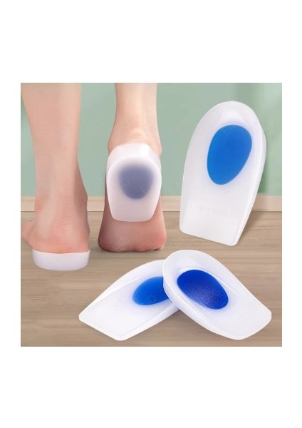 Topuk Silikonu Mavi Beyaz Büyük Boy Erkek (5224)