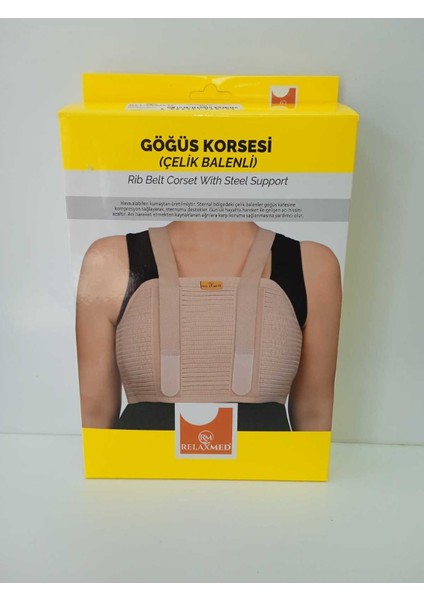 Şık ve Destekli Çelik Destekli Göğüs Korsesi, Konfor ve Güçlü Yapı