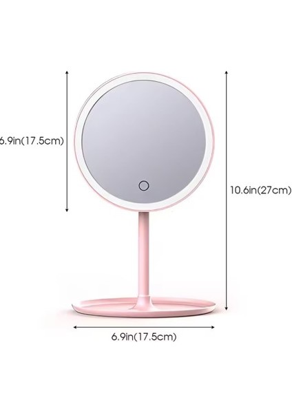 LED Işıklı Dokunmatik Makyaj Aynası 3 Kademeli Işık Ayarlı (5224) fırsatları