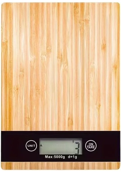 Crown Dijital Hassas Mutfak Tartısı - Terazisi-Hassas Ölçüm 5kg Bambu Görünümlü (5224) fiyatları