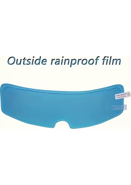 Premium Motosiklet Vizör Buğu Önleyici ve Yağmur Kaydırıcı Şeffaf Hd Koruyucu Film (Tüm Kasklara Uyumlu) indirimleri