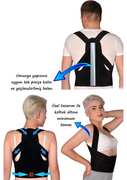 Dik Duruş ve Toparlayıcı Bel Korsesi, Rahat ve Şık Tasarım