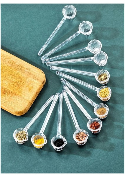 12 Adet Mika Origami Şekilli Şeker ve Kahve Kaşığı | Baharat Şeker Kahve Kaşığı (Cam Değildir) fiyatları