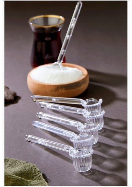 12 Adet Mika Origami Şekilli Şeker ve Kahve Kaşığı | Baharat Şeker Kahve Kaşığı (Cam Değildir) modelleri