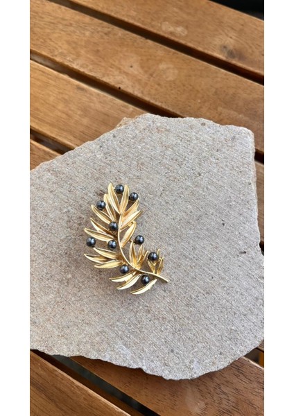 Zeytin Dalı Broş