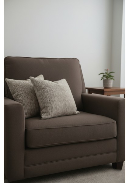 Chevron Bohem Dekoratif Punch Yastık Kırlent Kılıfı | 45X45 Kahverengi fiyatları