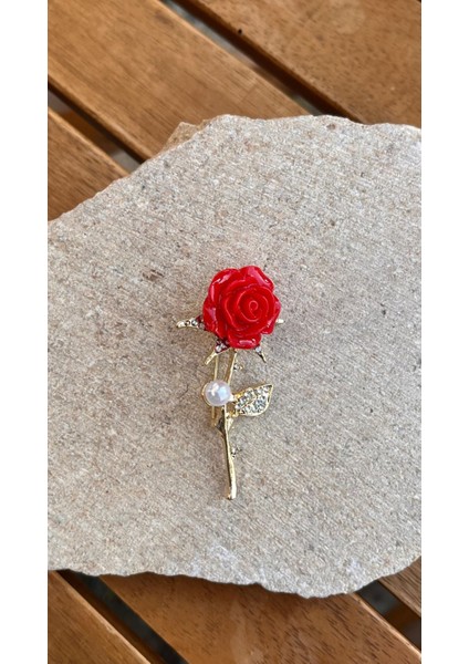 Kırmızı Gül Broş fiyatları