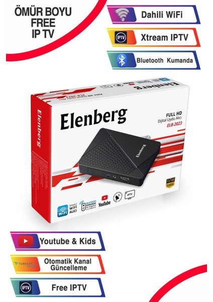 Full Hd Wi-Fi Internete Bağlantılı Çanaklı Çanaksız Uydu Alıcı ve Bluetooth Kumanda fiyatları