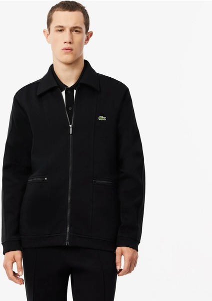 Regular Fit Fermuar Sweatshirt