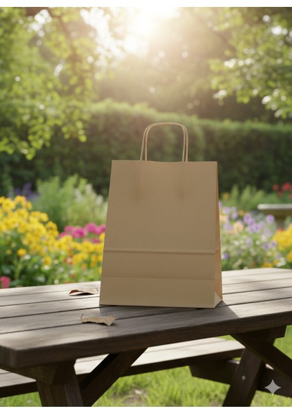 Renkli Karton Çanta 25 Li Esmer Sap modelleri