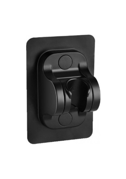 Kademeli Yapışkanlı Duş Başlığı Tutucu Ayarlı Siyah Yeni fiyatları