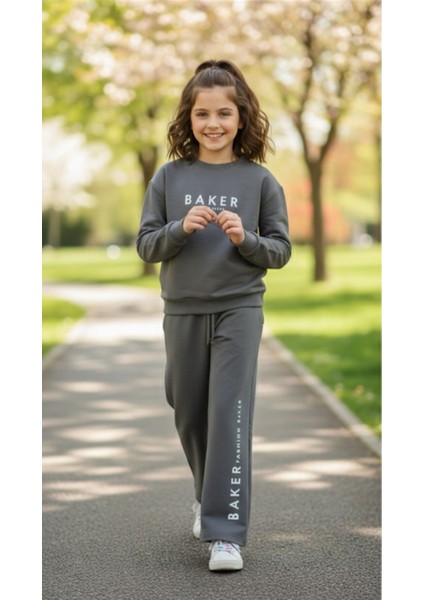 Kız Çocuk %100 Pamuklu Ispanyol Paça Alt - Üst Takım