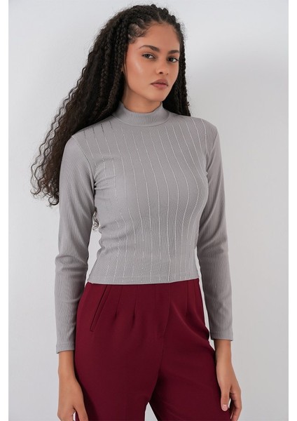 922 Taşlı Body - Gri fiyatları