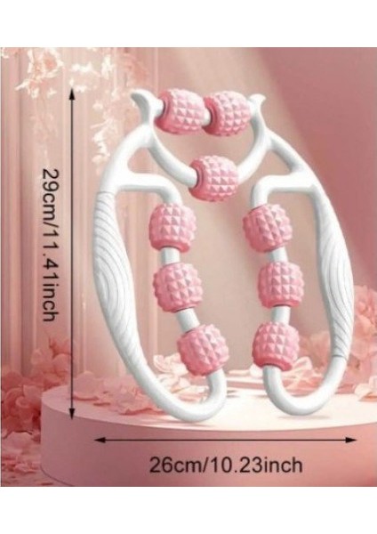 Selülit Masaj Aleti 9 Tekerlekli Lenf Drenaj Rulosu fırsatları