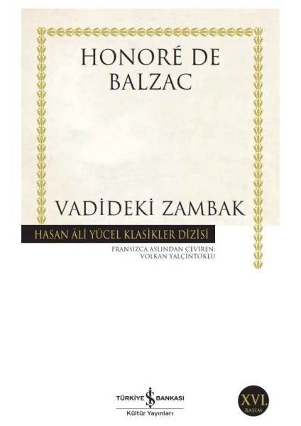 Vadideki Zambak - Hasan Ali Yücel Klasikleri