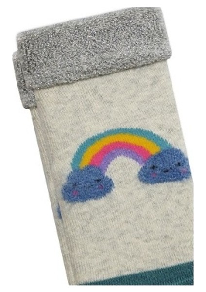 Kaydırmaz Tabanlı Havlu Kız Bebek Patik Çorap modelleri