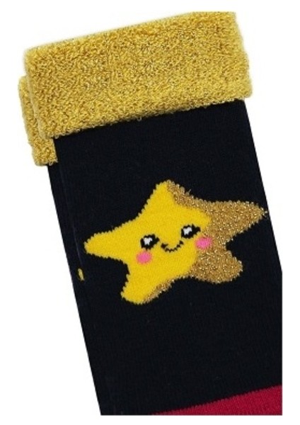 Kaydırmaz Tabanlı Havlu Kız Bebek Patik Çorap fırsatları