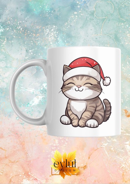 Yılbaşı Özel Tasarım Baskılı Kupa Bardak Hediye Çay-Kahve Bardağı Yılbaşı Hediyesi