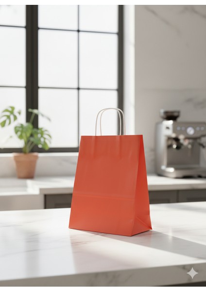 Renkli Karton Çanta 25 Li Beyaz Sap fiyatları