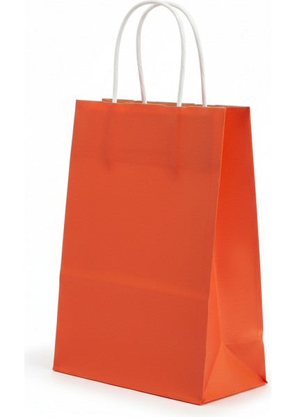 Renkli Karton Çanta 25 Li Beyaz Sap modelleri