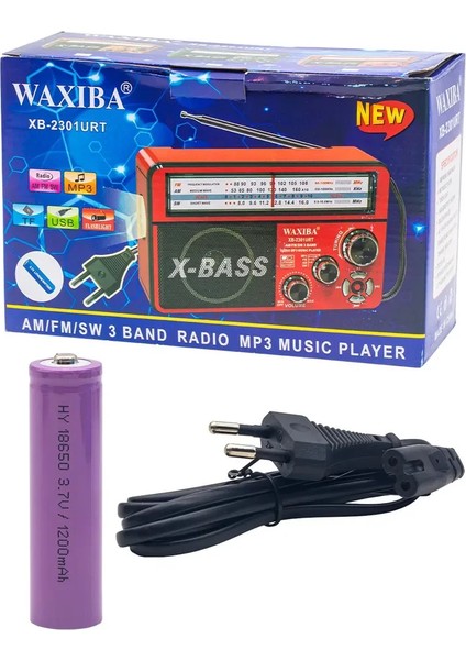 Nostaljik Radyo Waxıba Nostaljik Radyo Bluetooth Fm USB XB-2301RT (5224)